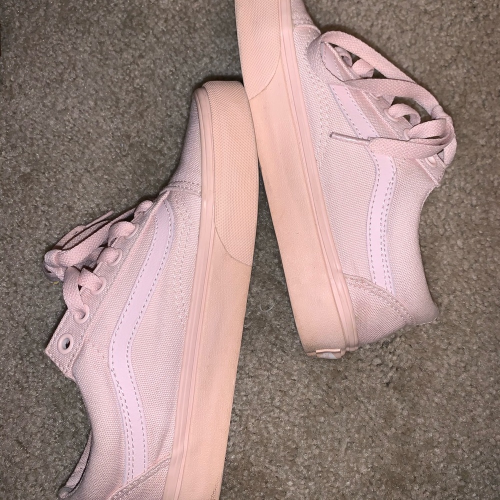 Baby pink old school Vans